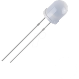 Quadrios LED, bedrahtet Weiß Rund 3 mm 2500 mcd, 30°