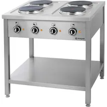 Stalgast Elektroherd Serie 700 4 Platten à 2,6 kW, 800 x 700 x 850 mm (BxTxH)