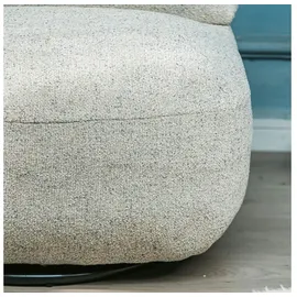 Möbel Kraft Sessel Kampala Textil 71 x 75 x 68 cm Beige