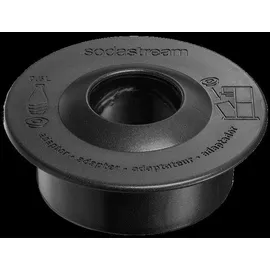 Sodastream Glaskaraffen-Adapter 0,7 L schwarz