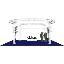 Alutruss Traversenset QUADLOCK 6082 Kreis 6,6x3,5m