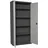Proregal Stahlschrank AMEGO HxBxT 180x80x40cm | 4x Fachboden Grau-Anthrazit