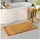 vidaXL Badematte Uni Braun 100 x 55 cm