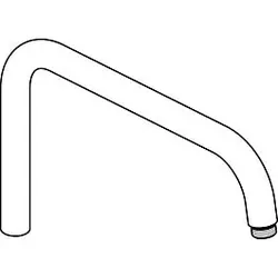 Ideal Standard Rohrbogen, drehbar, U-Form, Chrom F961147AA