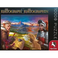 Pegasus Spiele Puzzle Motiv Kartograph (Puzzle)