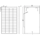 EnjoySolar enjoy solar® Bifaziales PERC Monokristallines Solarmodul, 182mm Solarzellen,