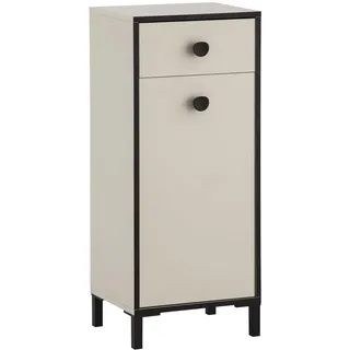 Tchibo Schildmeyer Edda Highboard 159680, cremebeige, 40,3 x 33,5 x 96,4 cm