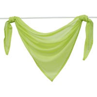Querbehang Deko Gardinen aus transparentem Voile Triangle Schals L*B 200 * 100cm Grün