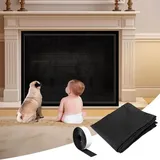 Kaminschutzgitter Für Das Wohnzimmer, Ideal Zum Fernhalten Von Kindern Und Haustieren, 29 X 45 Zoll.