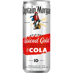 Captain Morgan Spiced Gold & Cola 10% vol. 12x0.25l