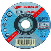 Rothenberger Trennscheibe INOX PROFI PLUS (115×1×22), 10 Stück -