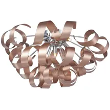 LUCANDE Kaelor 2 dimmbar Ø 60 cm kupferfarben Aluminium