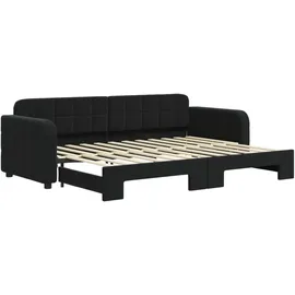 vidaXL Tagesbett 80 x 200 cm Schwarz