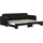 vidaXL Tagesbett 80 x 200 cm Schwarz