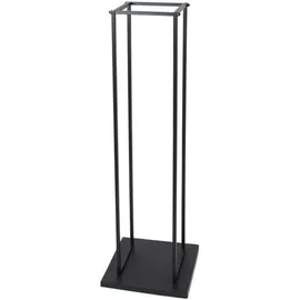Dekoleidenschaft Kaminholzständer Modern Metall 1,15 m schwarz