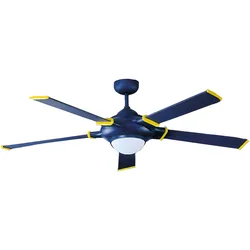 DeKo Deckenventilator Blue Star mit Licht & Fernbedienung 132