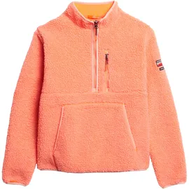 Superdry Outdoor Fleecejacke Pastelline Korallrot L