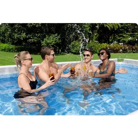 BESTWAY Rahmen-Gartenpool 412 x 201 x 122 cm inkl. Filterpumpe