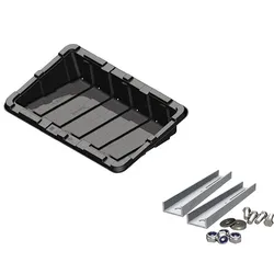 ConSole+ Montagewanne inkl. XL Montageset zur Montage von Modulen bis 1160 mm Br...