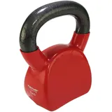 Tunturi Kugelhantel mit 10 kg in Gusseisen mit Vinyl, farbige Kettlebell