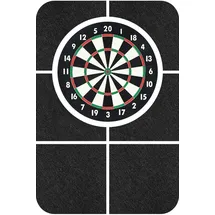xeerun Dartboard Wandschutz, 60 * 90cm Dart Wandschutz, Dart Surround, Wandumrandung Für Dartboard, Dartscheibe Schutzring, Filz, Selbstklebende, Kann Wände Schützen, Schwarz