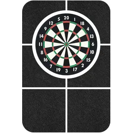 xeerun Dartboard Wandschutz, 60 * 90cm Dart Wandschutz, Dart Surround, Wandumrandung Für Dartboard, Dartscheibe Schutzring, Filz, Selbstklebende, Kann Wände Schützen, Schwarz