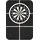 xeerun Dartboard Wandschutz, 60 * 90cm Dart Wandschutz, Dart Surround, Wandumrandung Für Dartboard, Dartscheibe Schutzring, Filz, Selbstklebende, Kann Wände Schützen, Schwarz