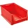 elc logistik-center Sichtbox Kunststoff 500x310x200 mm rot