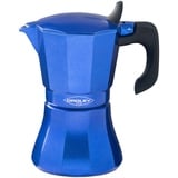 Oroley Italienische Kaffeemaschine Oroley Petra 9 Tassen Blau Aluminium