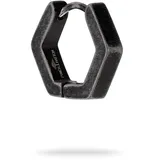 FYNCH-HATTON Creolen The Hexagon grau Edelstahl onesize