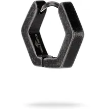 FYNCH-HATTON Creolen The Hexagon grau Edelstahl onesize