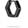 FYNCH-HATTON Creolen The Hexagon grau Edelstahl onesize