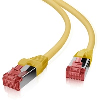 Helos Patchkabel S/FTP, RJ-45/RJ-45, 10m, gelb