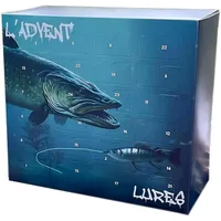 Fishing Adventskalender 2024 Für Männer, Angeln Kit Weihnachtskalender Advent Calendar 2024, L’ Advent’ Lures Fishing Blind Box, Adventskalender-Geschenk für Vater, Opa, Bruder (A)