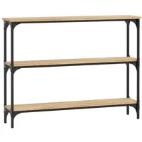 VidaXL Konsolentisch Sonoma-Eiche 100x22,5x75 cm Holzwerkstoff