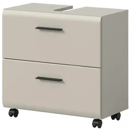 xonox.home Waschbeckenunterschrank – beige – Maße (cm): B: 60 H: 58