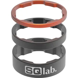SQlab Spacer Set 1 1/8" Schwarz