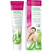 Eveline Cosmetics Eveline Eveline 99% Natural Aloe Vera Mild Depilatory Cream - Sensitive Skin 125ml