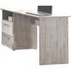 Kinderschreibtisch ARTHUR BERNDT Bente, weiß (eiche sand nachbildung, weiß), B:115cm H:77cm T:60cm, Tische, Jugendschreibtisch, Schreibtisch, mit Schubladen