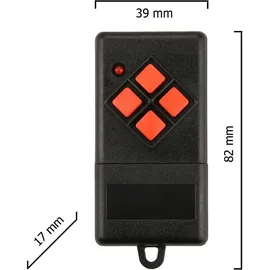Dickert Electronic MAHS40-01, 1 Kanal Mini-Handsender 40MHz AM - schwarz