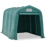 vidaXL Garagenzelt PVC 2,40 x 3,60 m grün