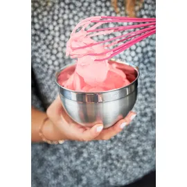 Rösle Schneebesen Pink Charity Edition, Edelstahl 18/10, Silikon pink, B:6,5cm H:6,5cm,