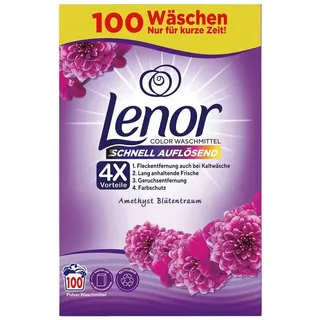 Lenor Amethyst Blütentraum Waschpulver 100 Waschladungen