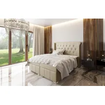 xl moebel gmbh Chesterfield 140 x 200 cm Beige