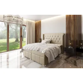 xl moebel gmbh Chesterfield 140 x 200 cm Beige