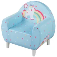 KOMFOTTEU Kindersofa, Kindersessel mit Atmungsaktivem Stoff & Hochdichtem Schaum blau