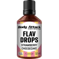 Body Attack Flav Drops®, 50 ml, Strawberry-Cheesecake,
