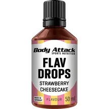 Body Attack Flav Drops®, 50 ml, Strawberry-Cheesecake,