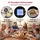 Unold Brotbackautomat BackProfi 68476 | bis 1000 g mit Nussspender, 18 Programme Touchscreen, & Drehknopf, Keramikbeschichtung, Timer - Silber