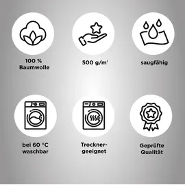 Dyckhoff Seashell Handtuchset 6-tlg. grau